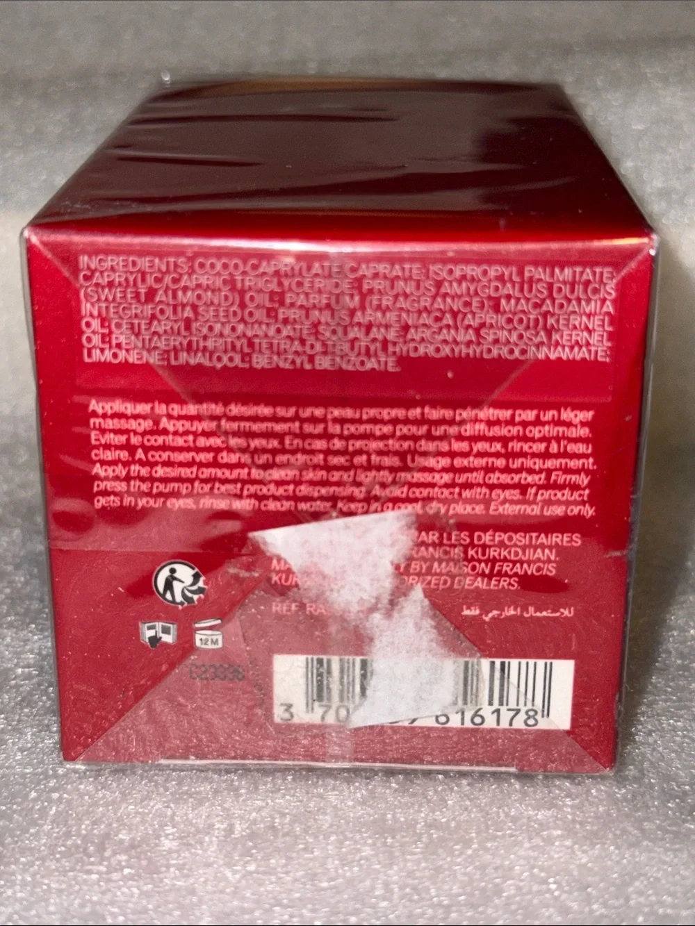 Authentic Maison Francis Kurkdjian NEW Baccarat Rouge 540 Scented Body Oil BNIB